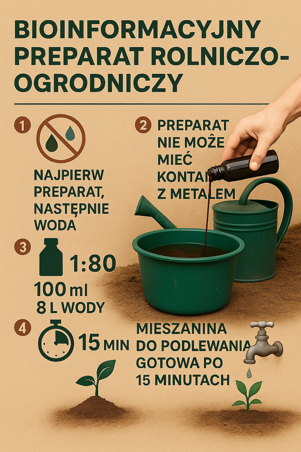 Instrukcja dawkowania preparatów